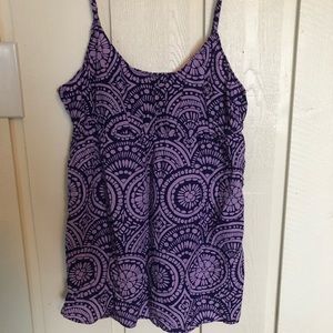 Gap purple summer tank top